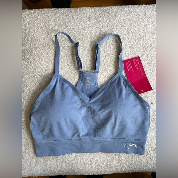 NWT Ryka Sports Bra Light Blue - Picture 1 of 6